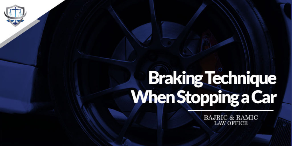 Braking Technique When Stopping a Car