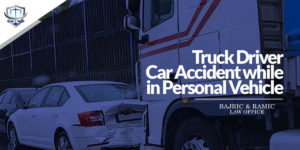 Truck Driver Car Accident while in Personal Vehicle