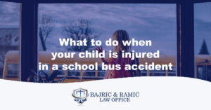 Read more about the article What to do when your child is injured in a school bus accident