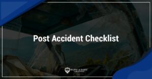 Read more about the article Post Accident Checklist
