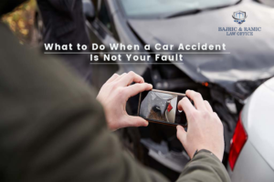 What to do when a car accident is not your fault