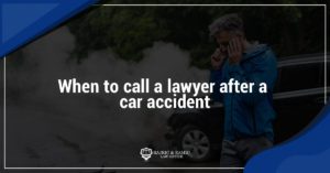 Read more about the article When to call a lawyer after a car accident?
