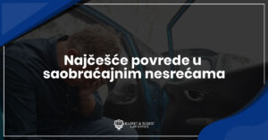Read more about the article Najčešće povrede u saobraćajnim nesrećama