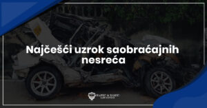 Read more about the article Najčešći uzrok saobraćajnih nesreća
